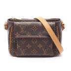 Louis Vuitton Shoulder Bag Viva City PM Canvas Leather
