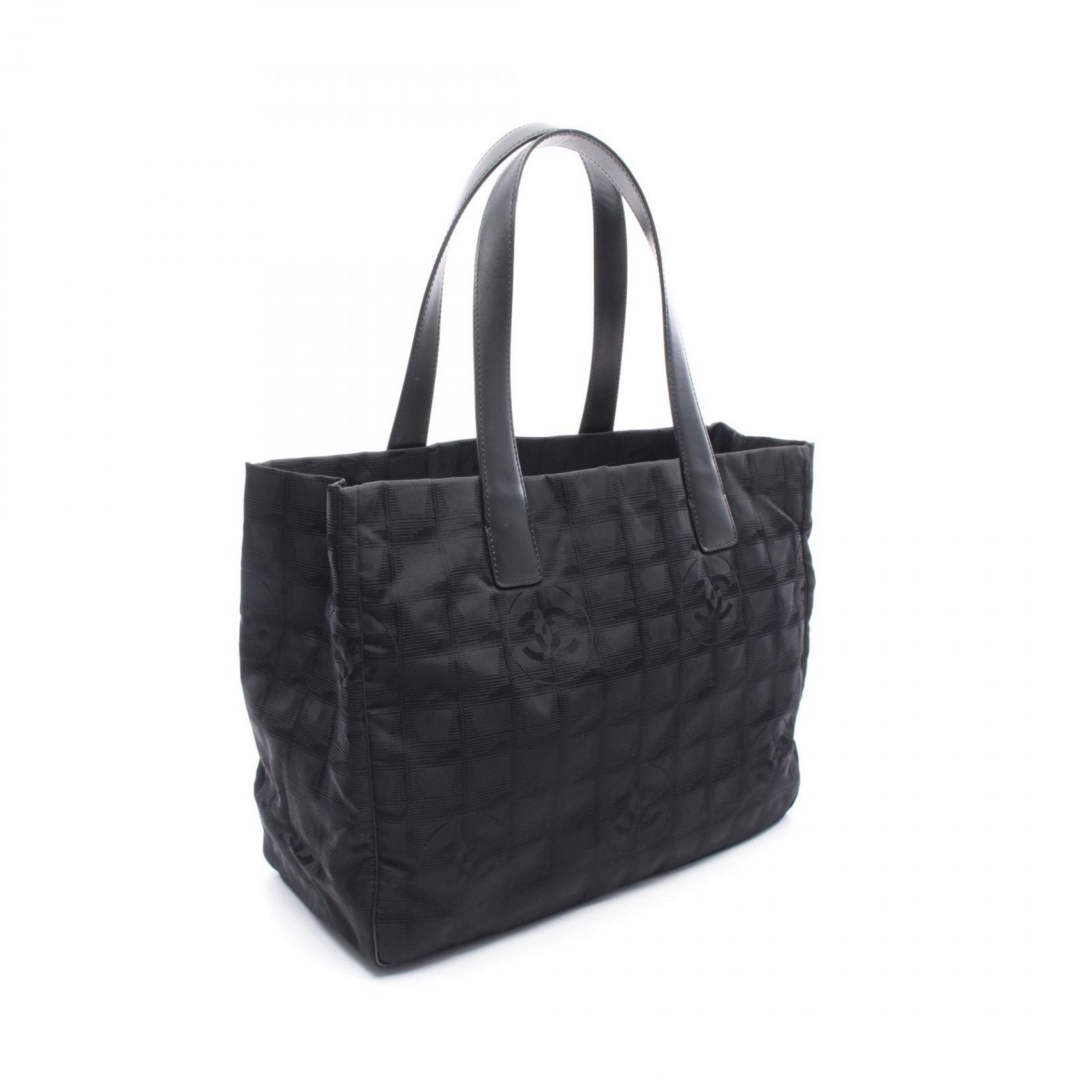 Chanel Tote New Travel Line Black Nylon Leather — view 2