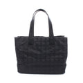 Chanel Tote New Travel Line Black Nylon Leather