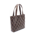 Chanel Tote Wild Stitch Brown Leather — view 2
