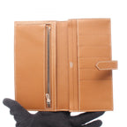 Hermes Bifold Wallet Bearn Souffle Gold Leather Calf — view 3