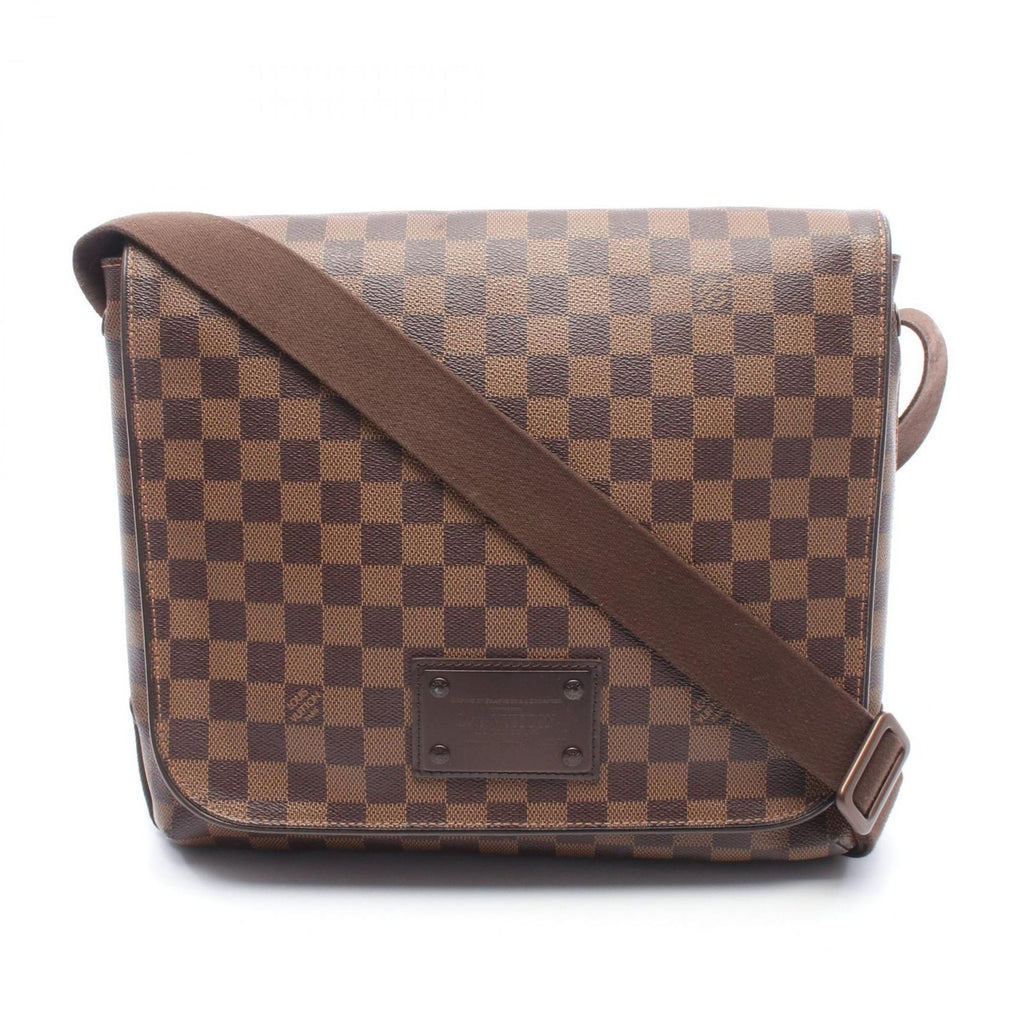 Louis Vuitton Shoulder Bag Brooklyn Canvas Leather