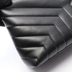 Saint Laurent Paris Tote Loulou Black Leather Chain — view 7