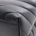 Saint Laurent Paris Tote Loulou Black Leather Chain — view 5
