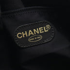 Chanel Tote CC Logo Embossed Black Lambskin CC — view 4