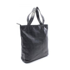Chanel Tote CC Logo Embossed Black Lambskin CC — view 2