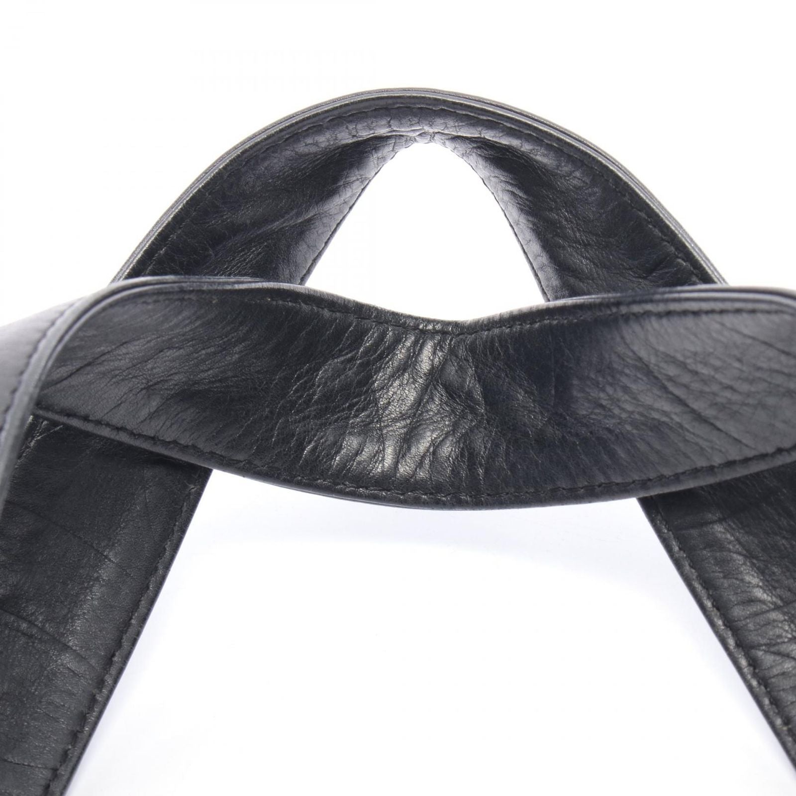 Chanel Tote CC Logo Embossed Black Lambskin CC — view 7
