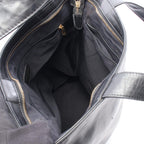 Chanel Tote CC Logo Embossed Black Lambskin CC — view 3