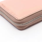 Gucci Round Wallet Double Bicolor Metallic Rose Gold Leather — view 6