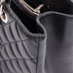 Chanel Tote Quilted Grand Shopping GST Black Caviar Leather Chain — view 8
