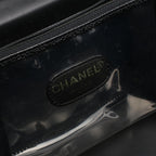 Chanel Handbag CC Logo Vanity 2-Way Black Caviar Leather CC Shoulder — view 4