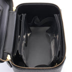 Chanel Handbag CC Logo Vanity 2-Way Black Caviar Leather CC Shoulder — view 3