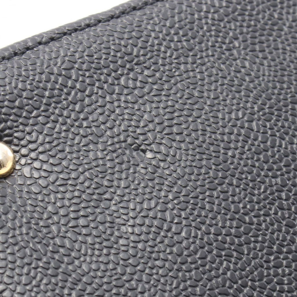 Chanel Handbag CC Logo Vanity 2-Way Black Caviar Leather CC Shoulder — view 8