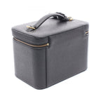 Chanel Handbag CC Logo Vanity 2-Way Black Caviar Leather CC Shoulder — view 2