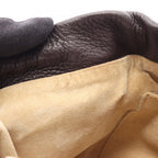 Bottega Veneta Handbag Intrecciato Drawstring Bag Dark Brown Leather — view 9
