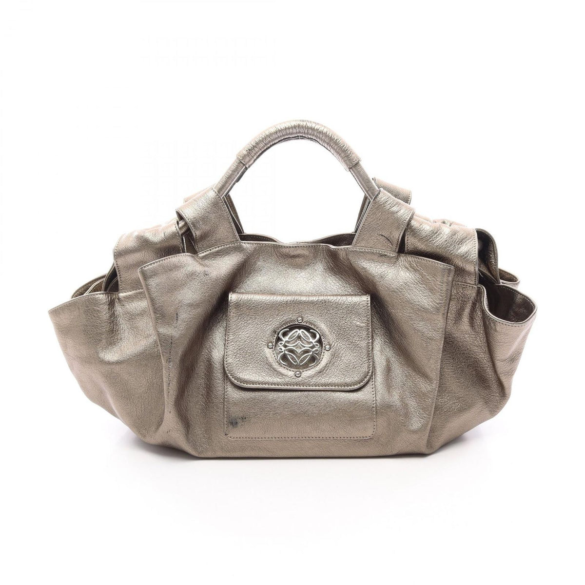 Loewe Handbag Nappa Aire Gold Leather