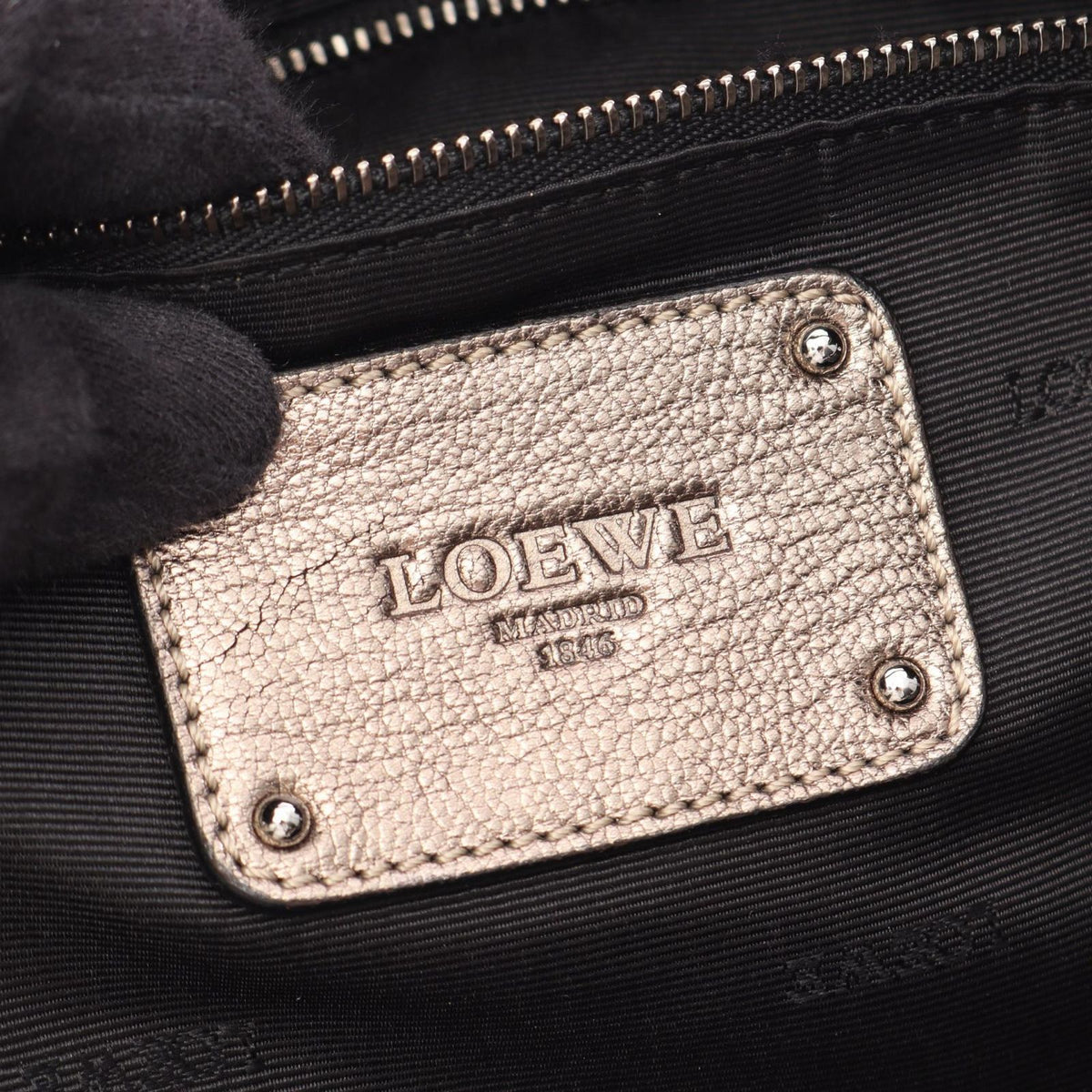 Loewe Handbag Nappa Aire Gold Leather — view 4