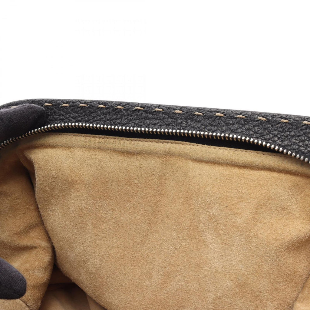 Fendi Handbag Selleria Doctor's Bag Black Leather — view 7