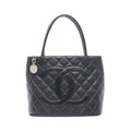 Chanel Tote Reissue Black Caviar Leather
