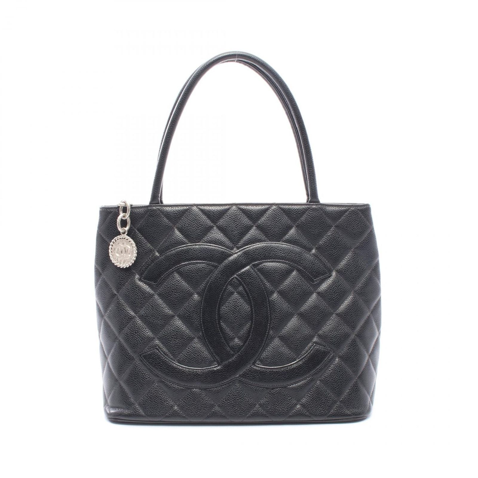 Chanel Tote Reissue Black Caviar Leather