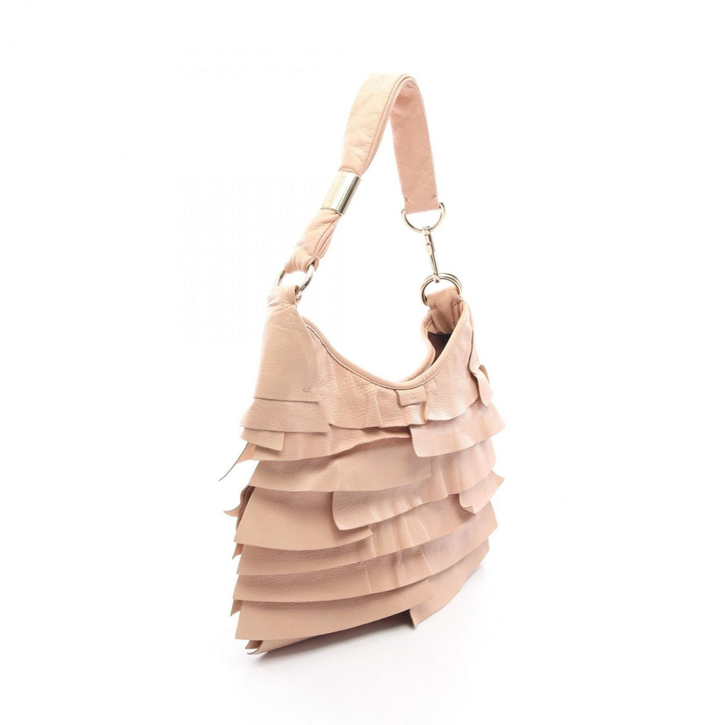 Saint Laurent Paris Shoulder Bag Tropez Pink Beige Leather — view 2