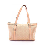 Gucci Tote Abbey GG Canvas Leather