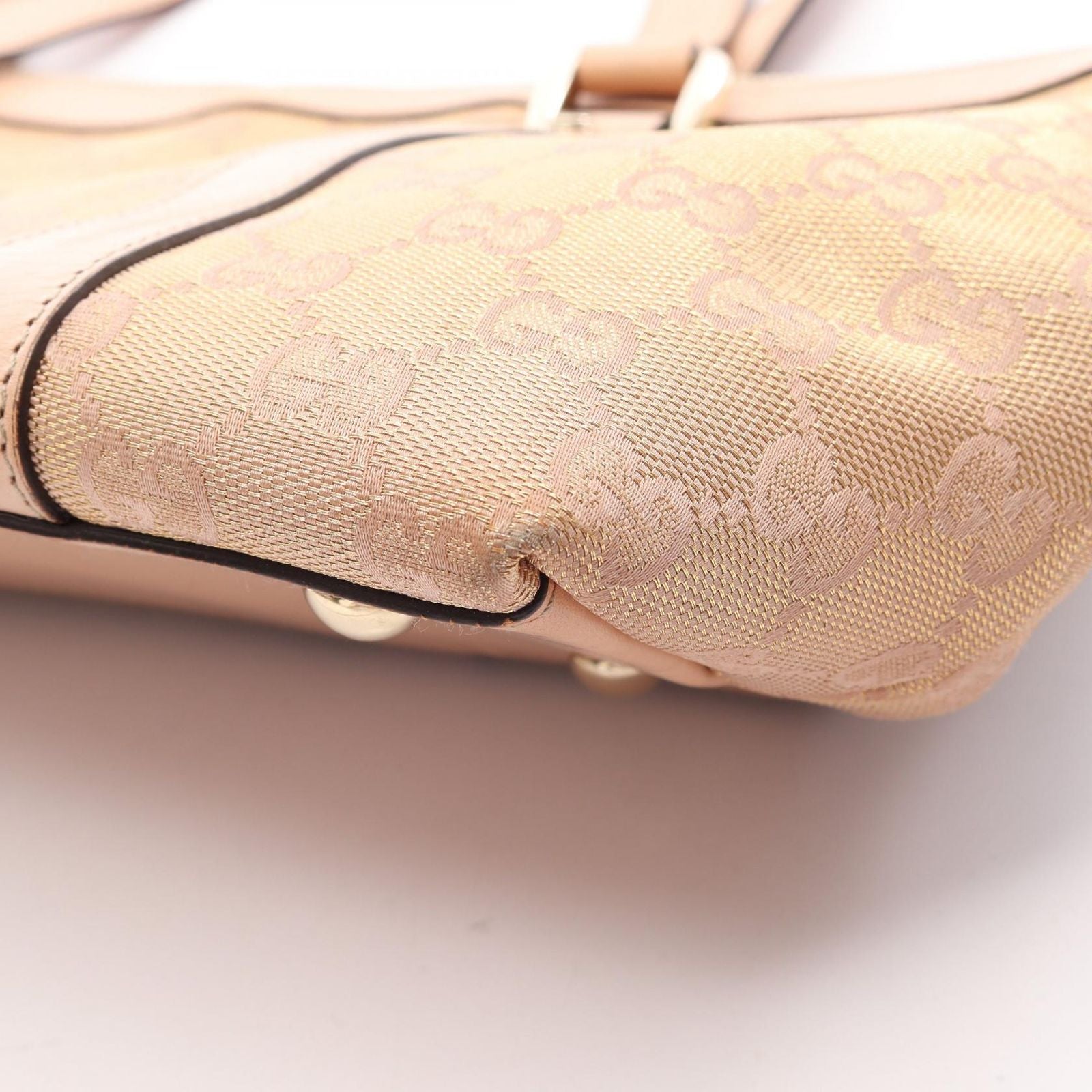 Gucci Tote Abbey GG Canvas Leather — view 7
