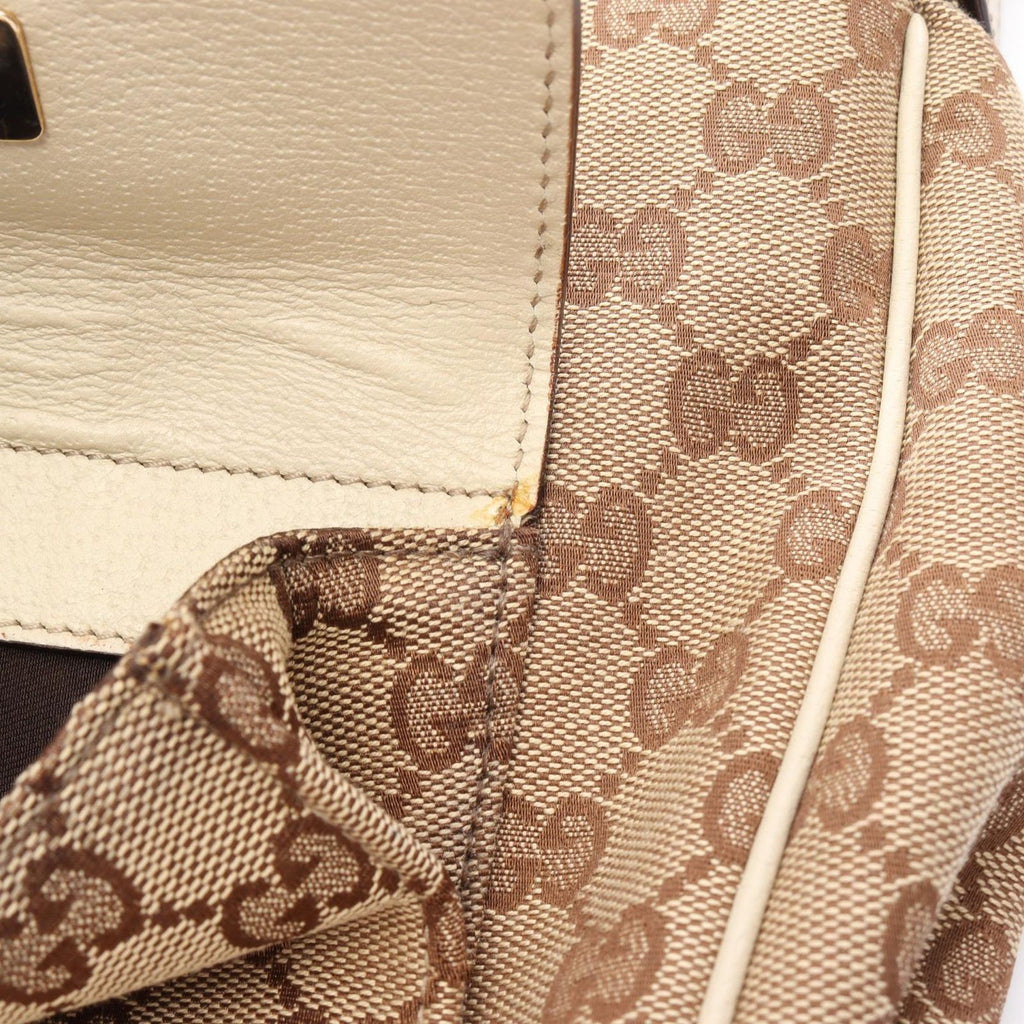 Gucci Shoulder Bag Abbey GG Canvas Beige Ivory — view 9