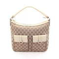 Gucci Shoulder Bag Abbey GG Canvas Beige Ivory