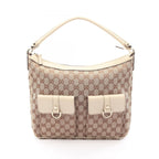 Gucci Shoulder Bag Abbey GG Canvas Beige Ivory