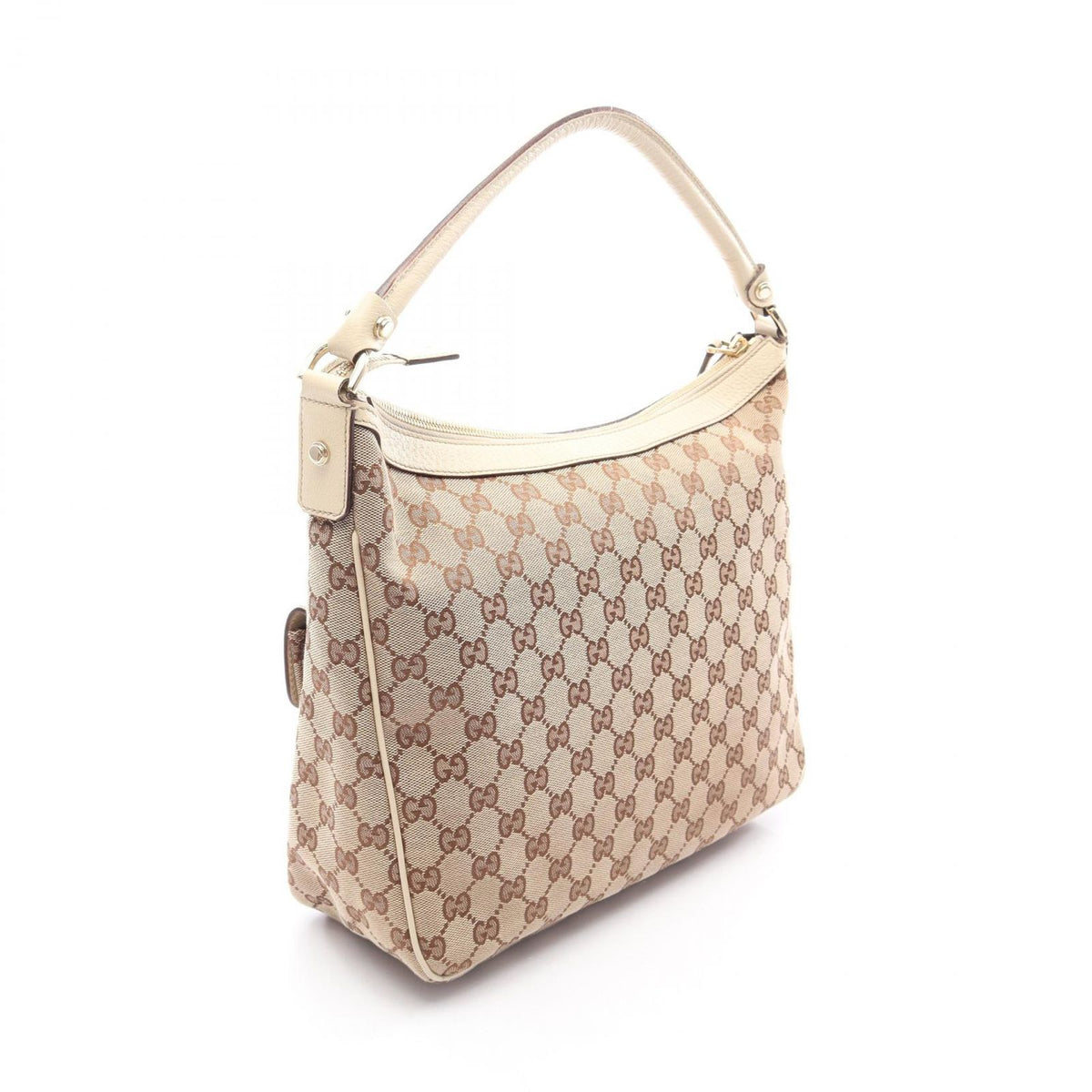 Gucci Shoulder Bag Abbey GG Canvas Beige Ivory — view 2