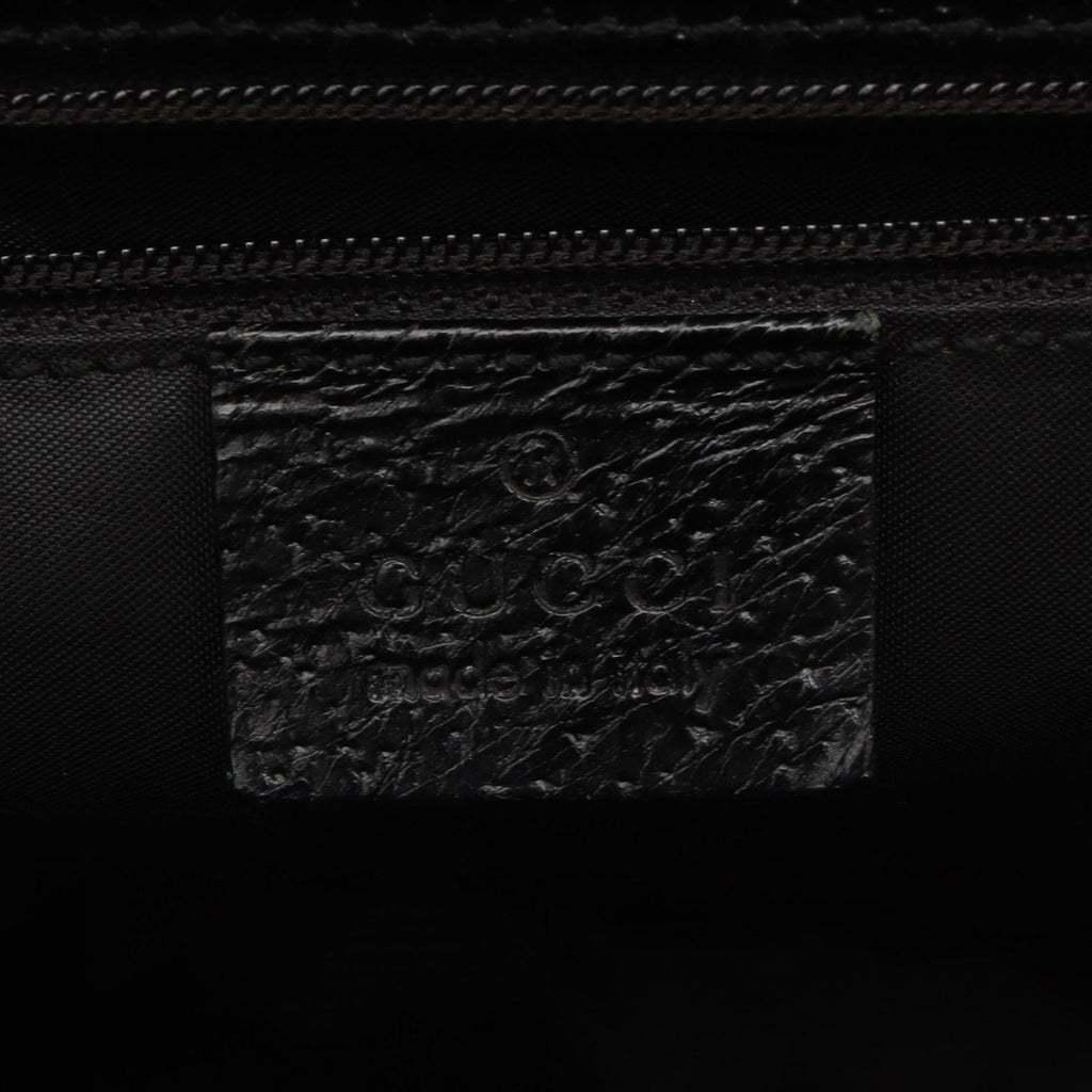 Gucci Shoulder Bag Interlocking 001 Black Leather — view 4