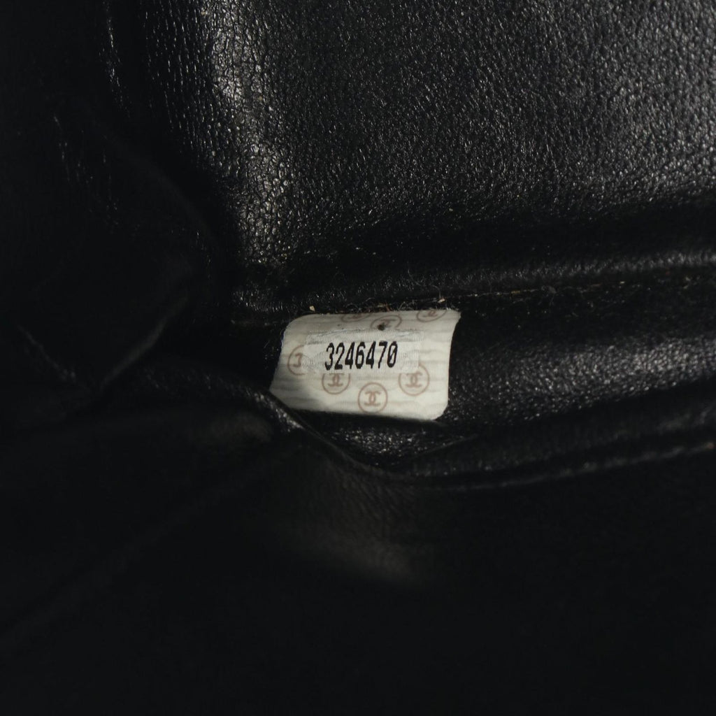 Chanel Shoulder Bag Mademoiselle Cocobol Black Calf Chain — view 5