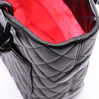 Chanel Tote Cambon Line Black Enamel Leather Patent — view 7