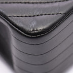 Chanel Shoulder Bag Chain Black Lambskin — view 7