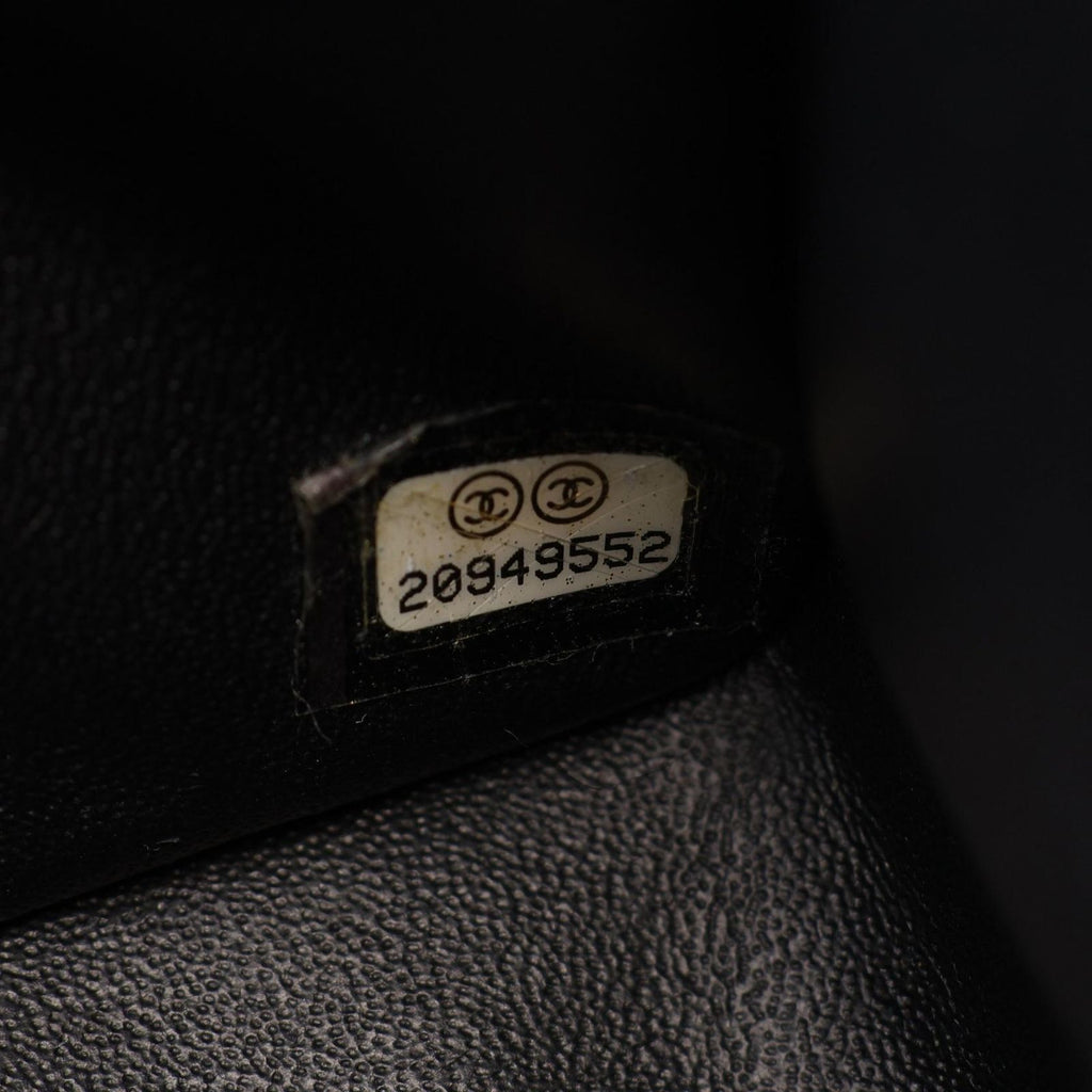 Chanel Shoulder Bag Chain Black Lambskin — view 5