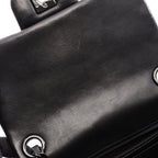 Chanel Shoulder Bag Chain Black Lambskin — view 6