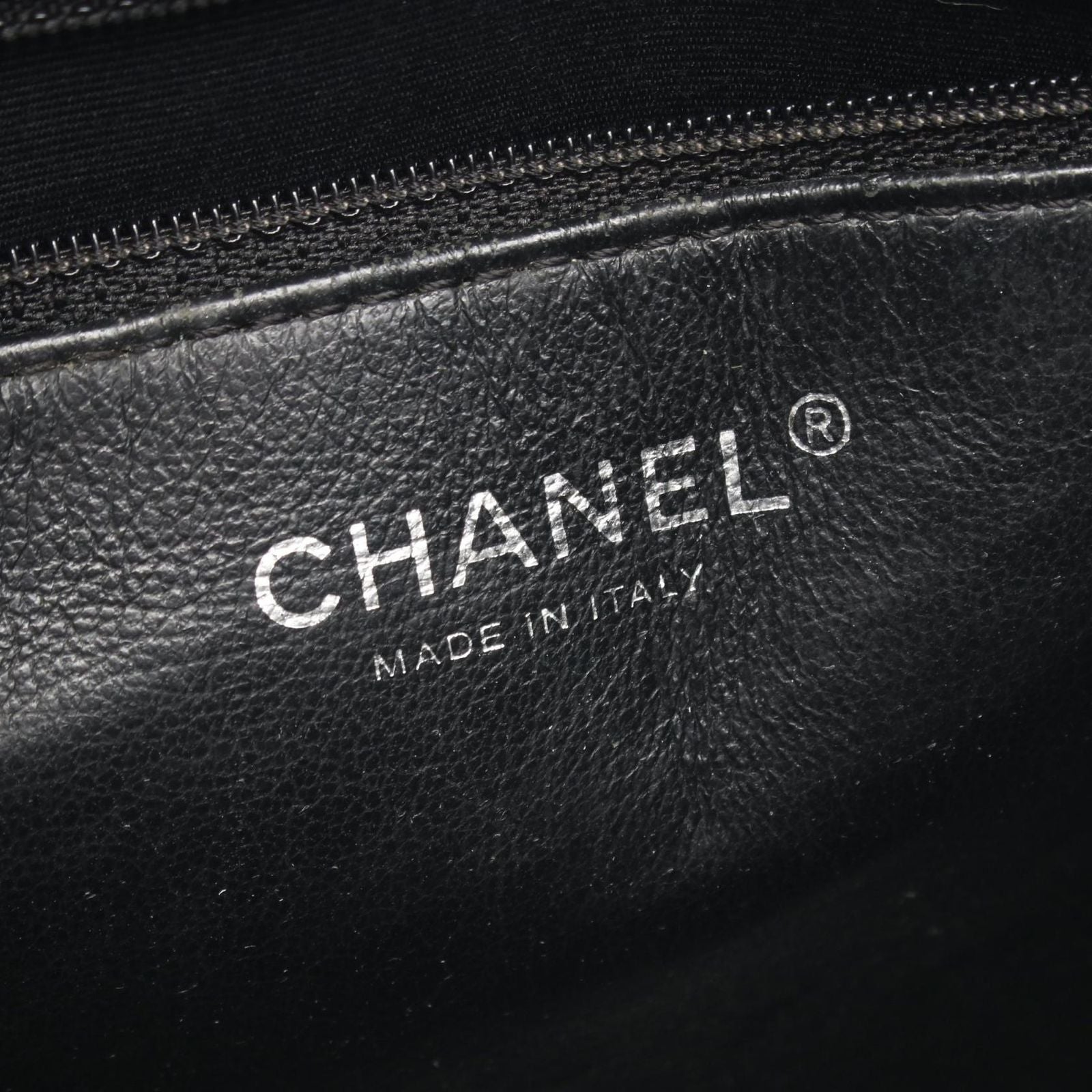 Chanel Tote Reissue Black Calf — view 4