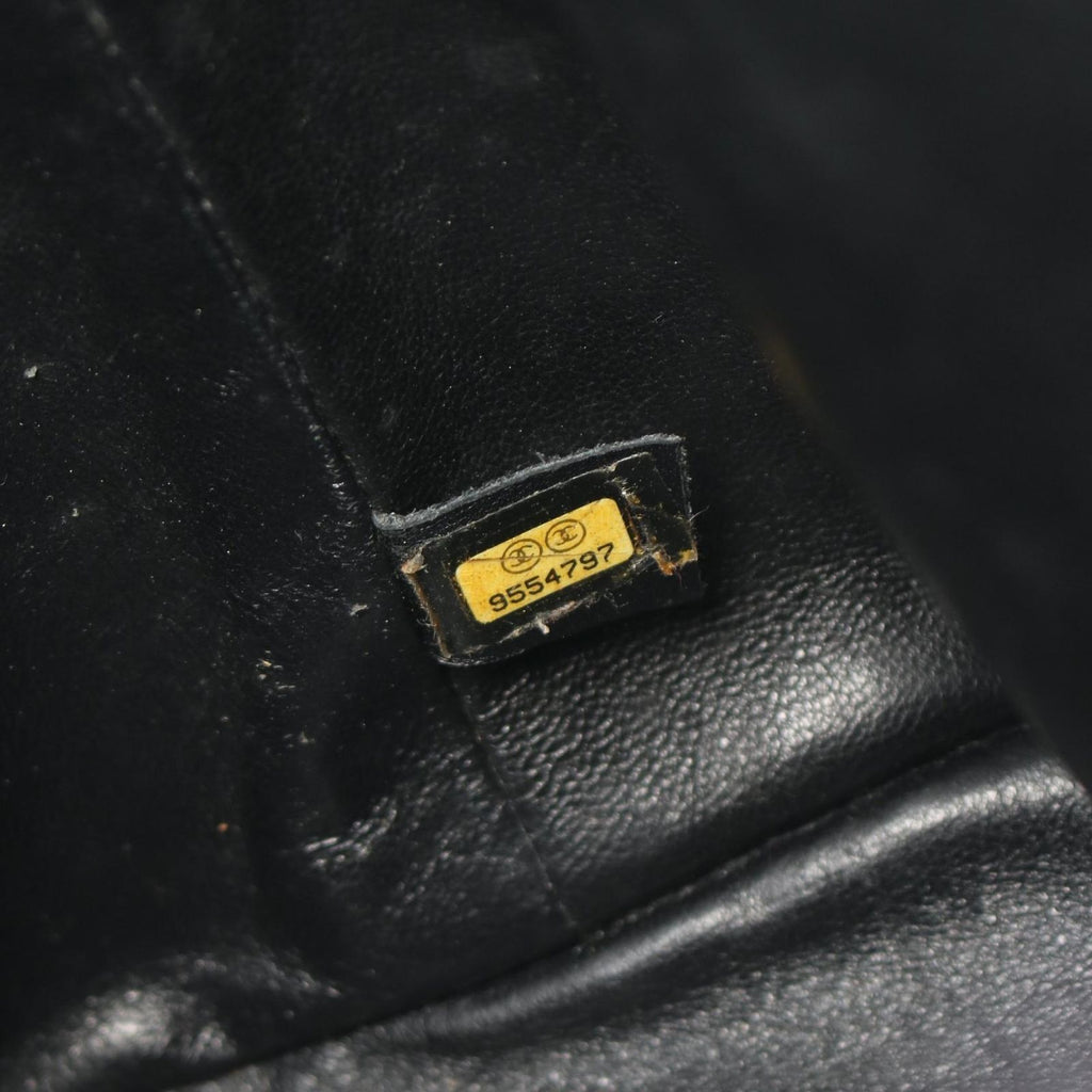 Chanel Tote Reissue Black Calf — view 5