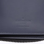 Louis Vuitton Round Wallet Zippy Vertical Navy Leather — view 4