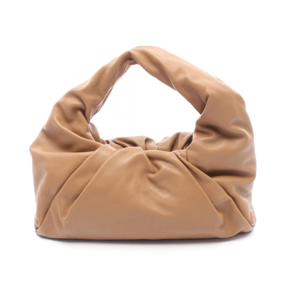 Bottega Veneta Shoulder Bag the Pouch Brown Lambskin the