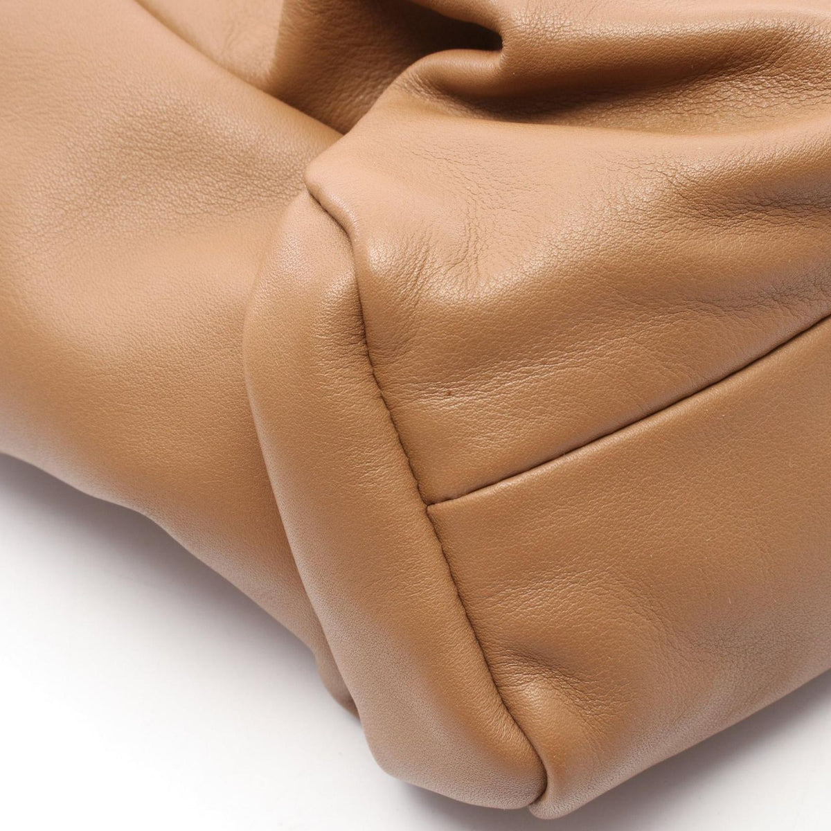 Bottega Veneta Shoulder Bag the Pouch Brown Lambskin the — view 6