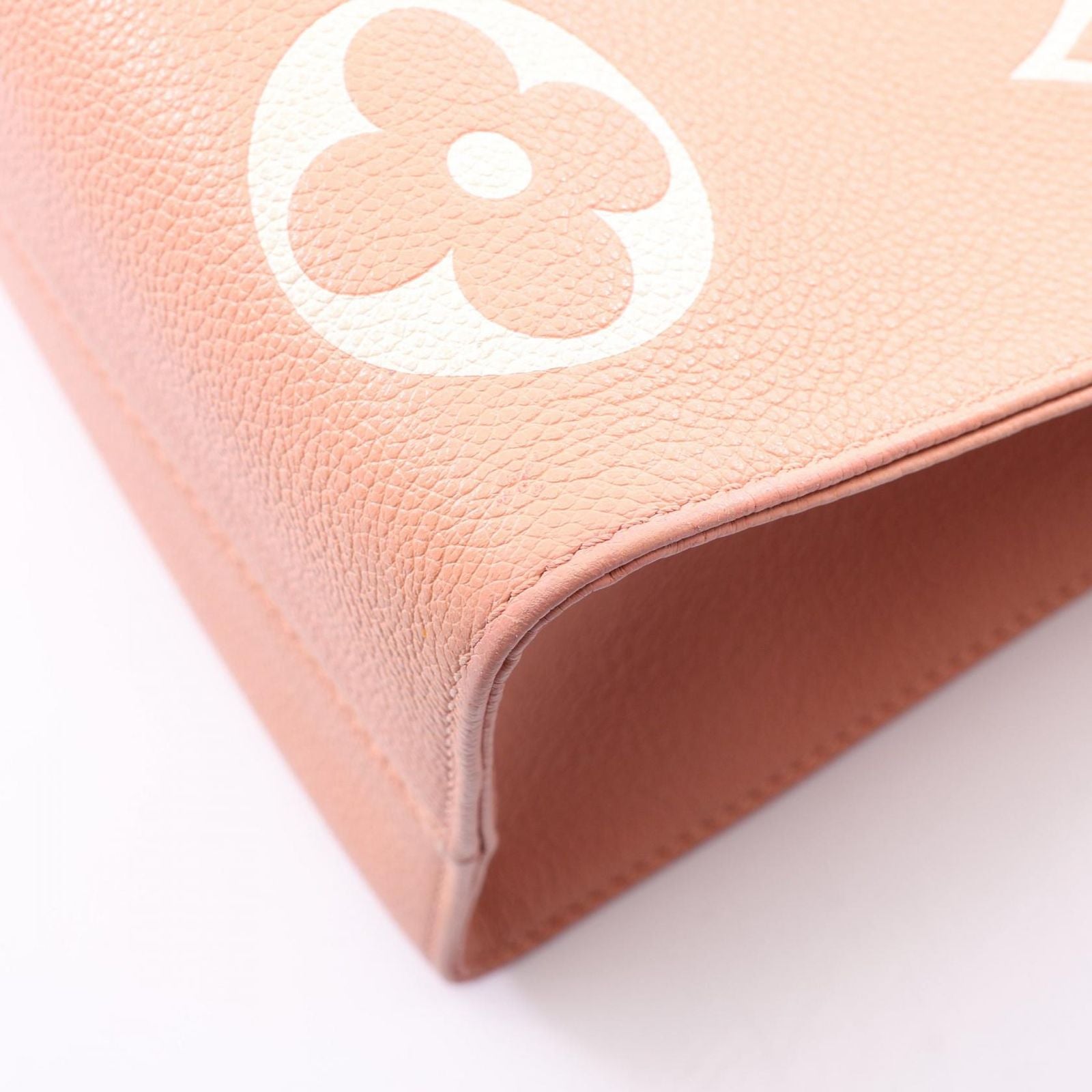 Louis Vuitton Tote On The Go Rose Trianon Cream Leather — view 8