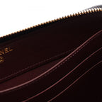 Chanel Round Wallet Classic Long Zip Quilted Black Caviar Leather — view 8