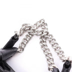Chanel Handbag CC Logo 2-Way Black Lambskin — view 8