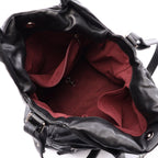 Chanel Handbag CC Logo 2-Way Black Lambskin — view 3