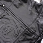 Chanel Handbag CC Logo 2-Way Black Lambskin — view 7