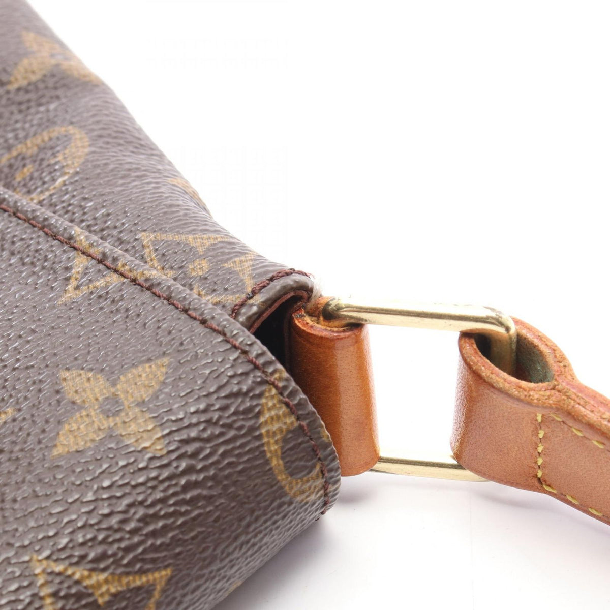 Louis Vuitton Shoulder Bag Musette Canvas Leather — view 8