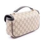 Gucci Handbag Horsebit Soft Small Top Handle Bag GG Supreme 2-Way Beige Black — view 2