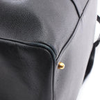 Chanel Boston Bag CC Logo 2-Way Black Caviar Leather CC — view 6